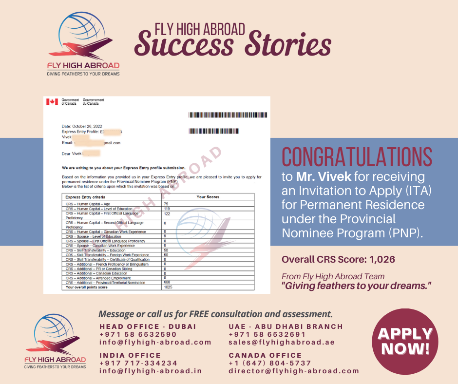 FHA Success Stories - ITA (PNP)_Mr. Vivek_October 26, 2022