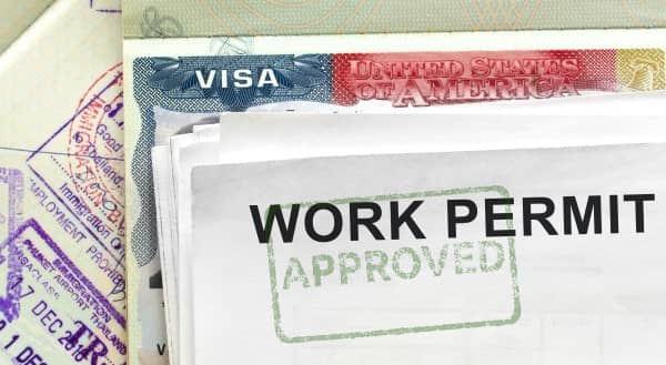 Work permit visa Europe